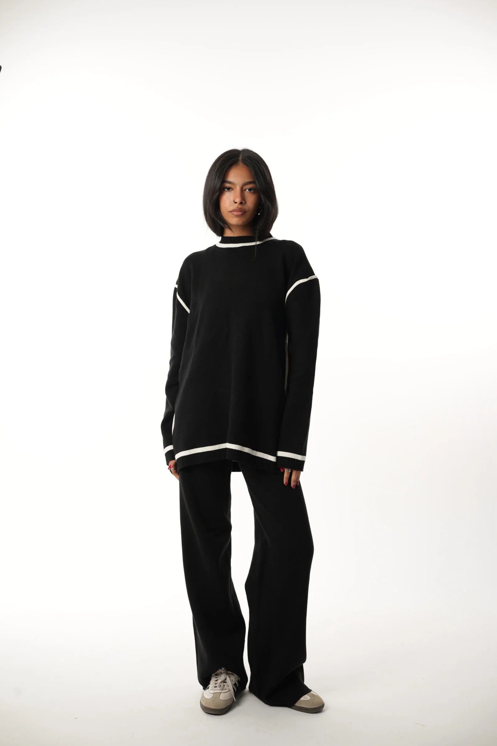 B&W knit set — view 7