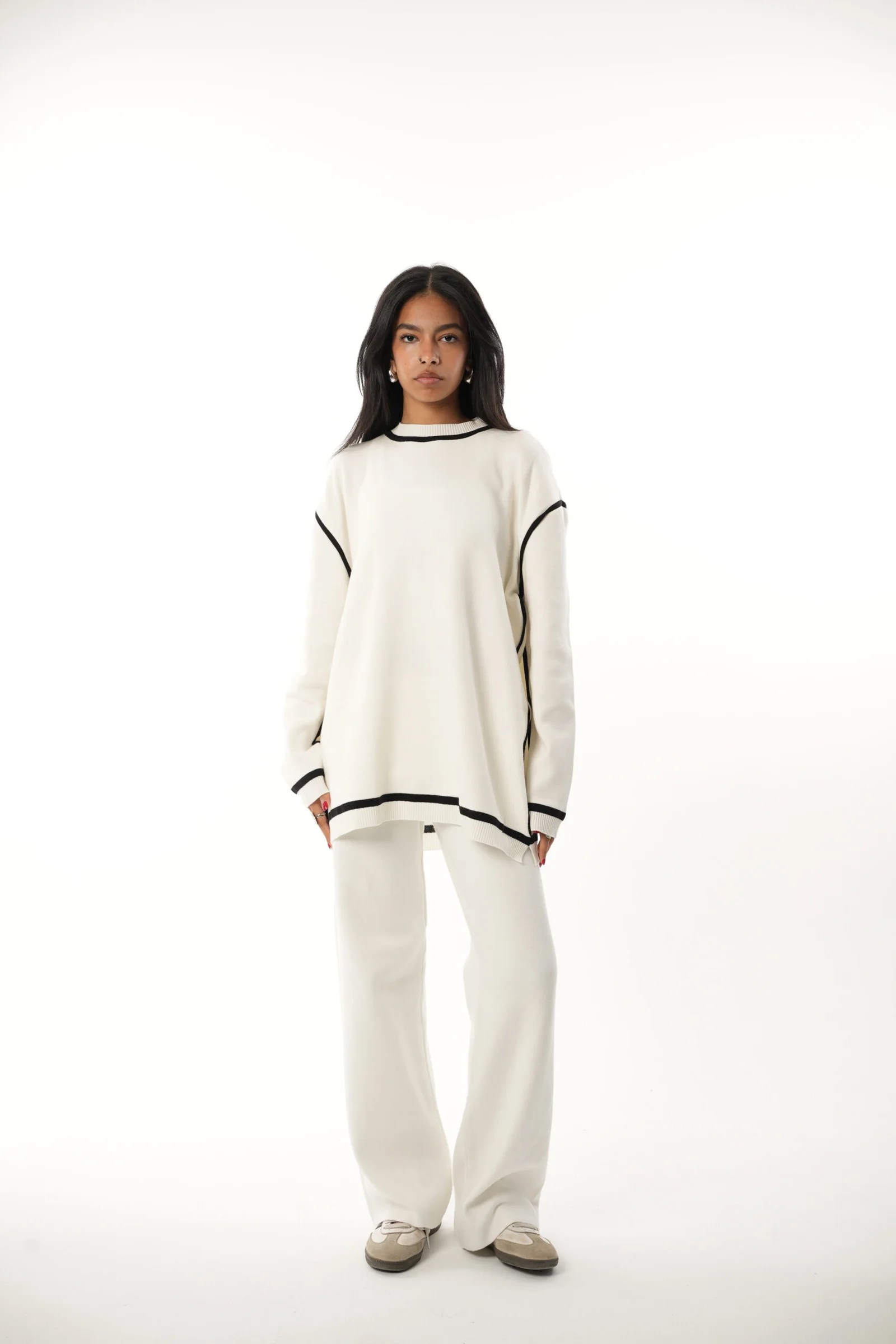 B&W knit set — view 4