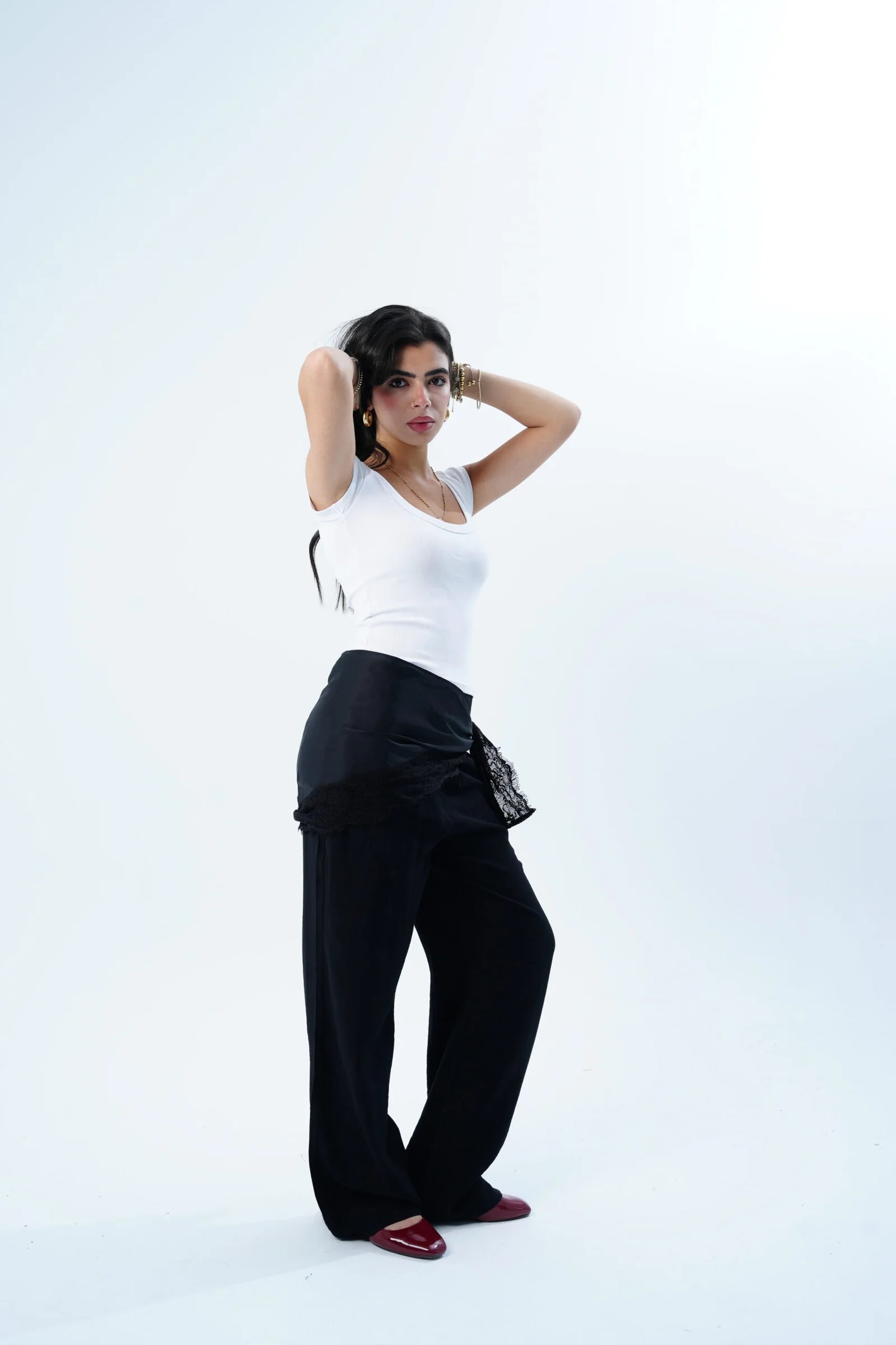 The Satin Scarf Pants — view 15