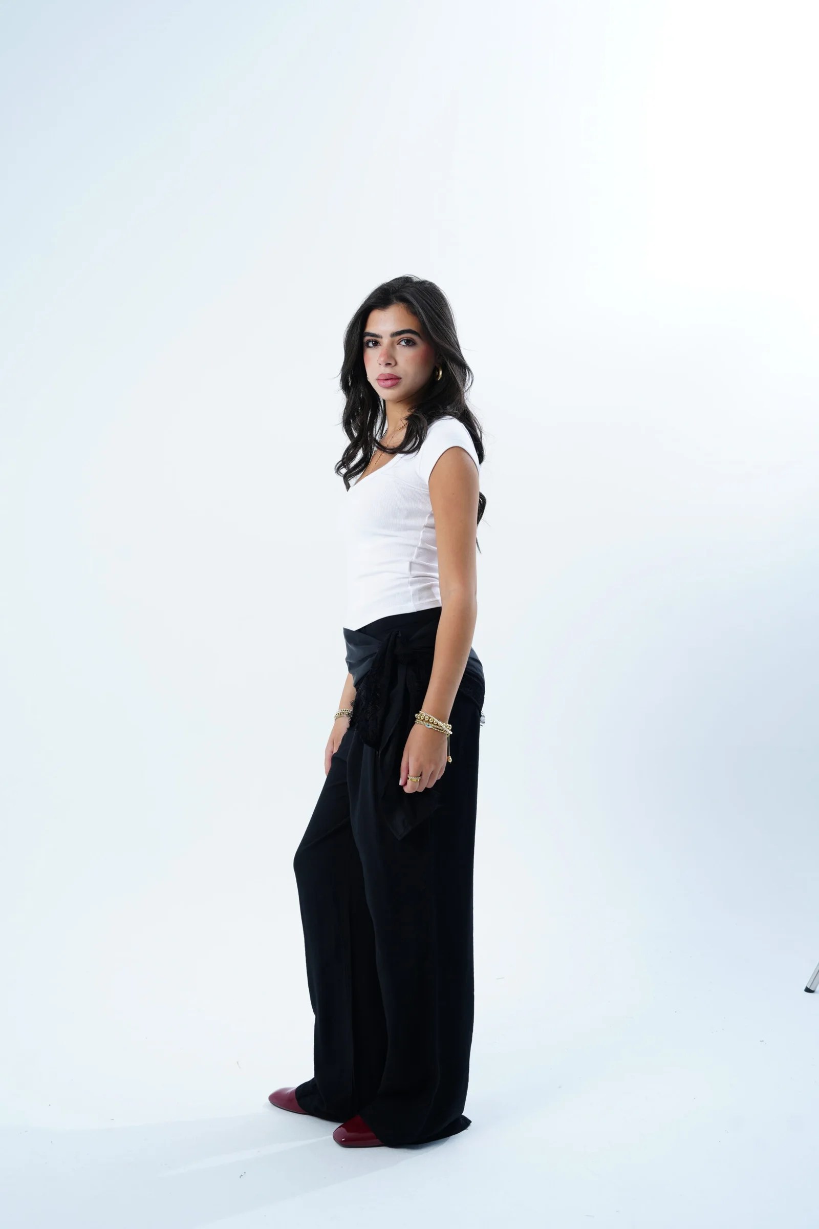 The Satin Scarf Pants — view 16
