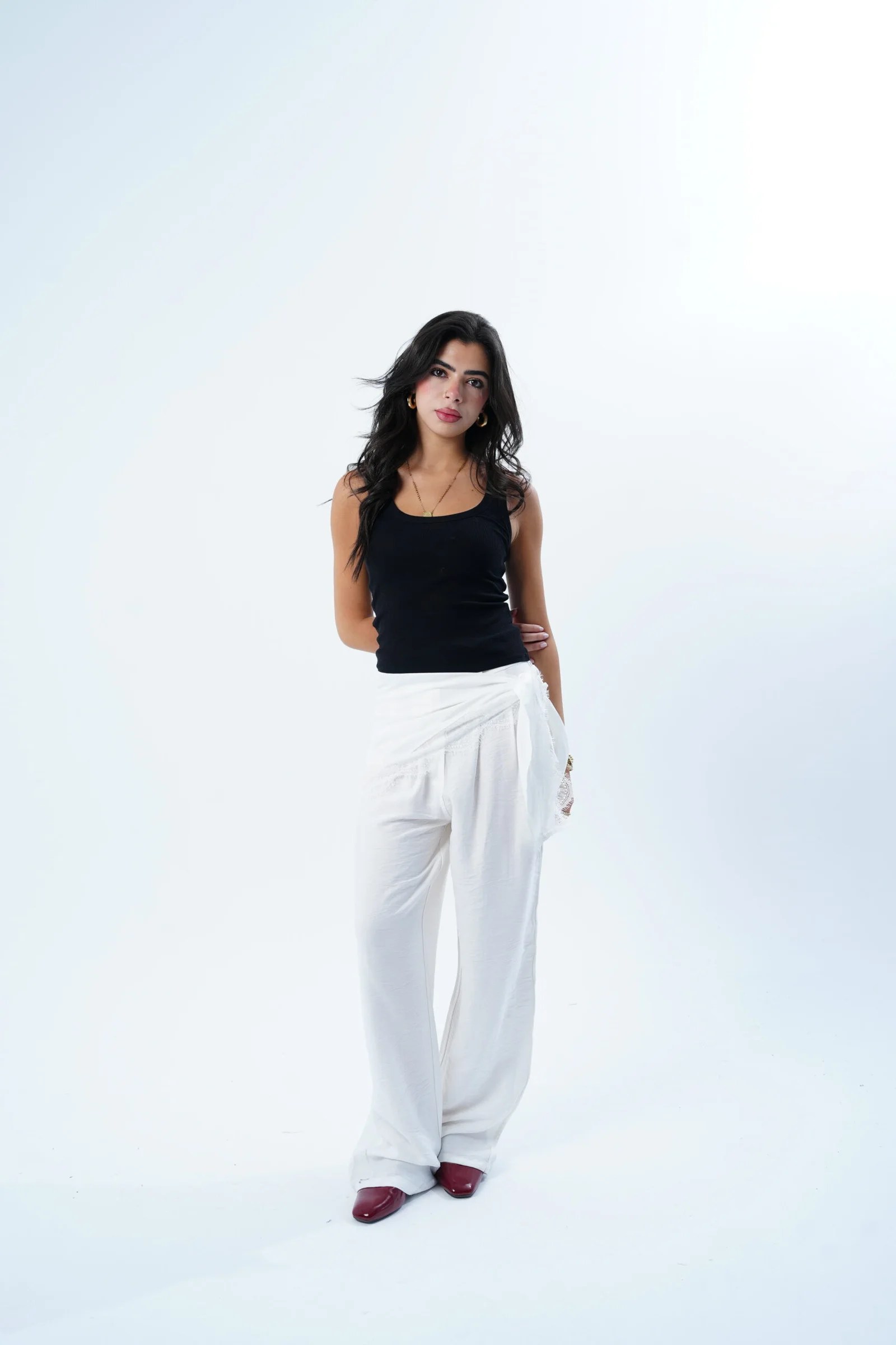 The Satin Scarf Pants — view 23