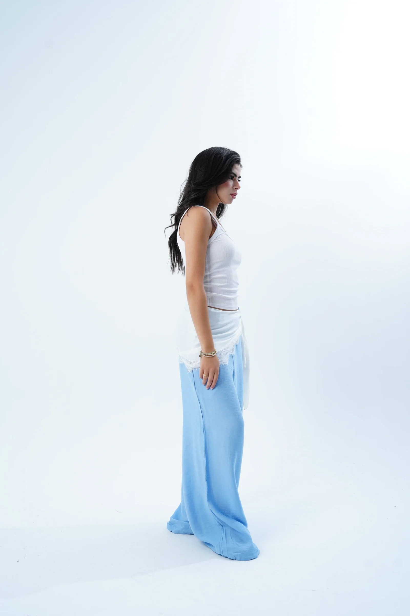 The Satin Scarf Pants — view 4