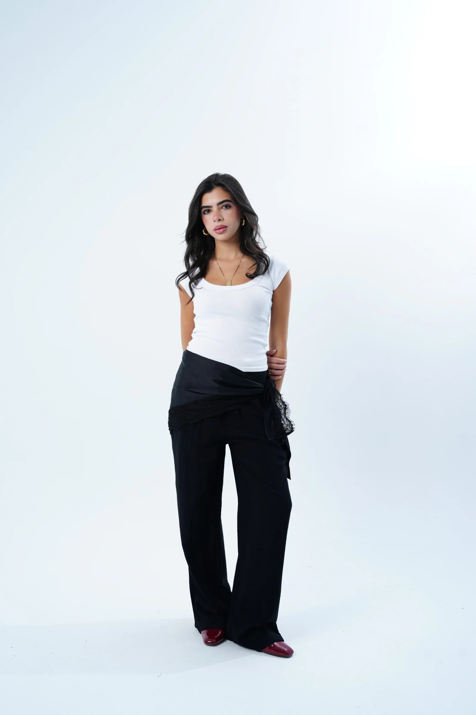 The Satin Scarf Pants — view 17
