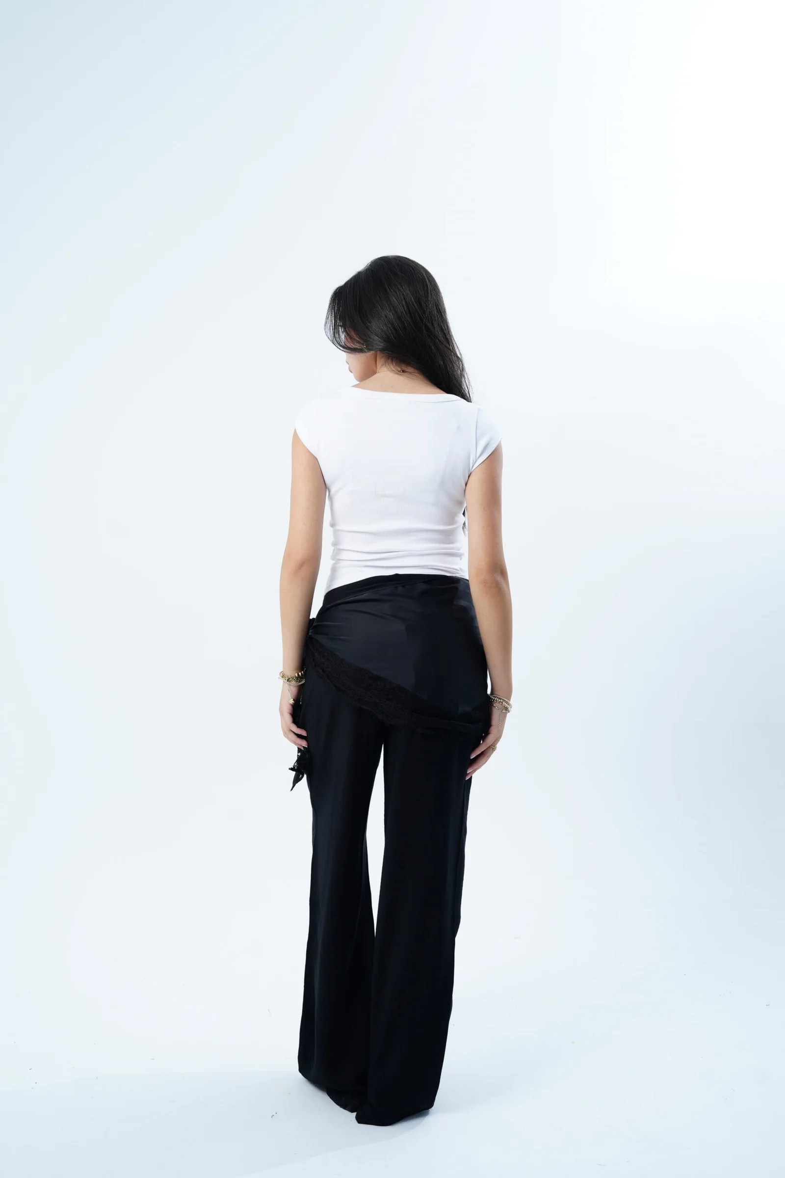 The Satin Scarf Pants — view 14