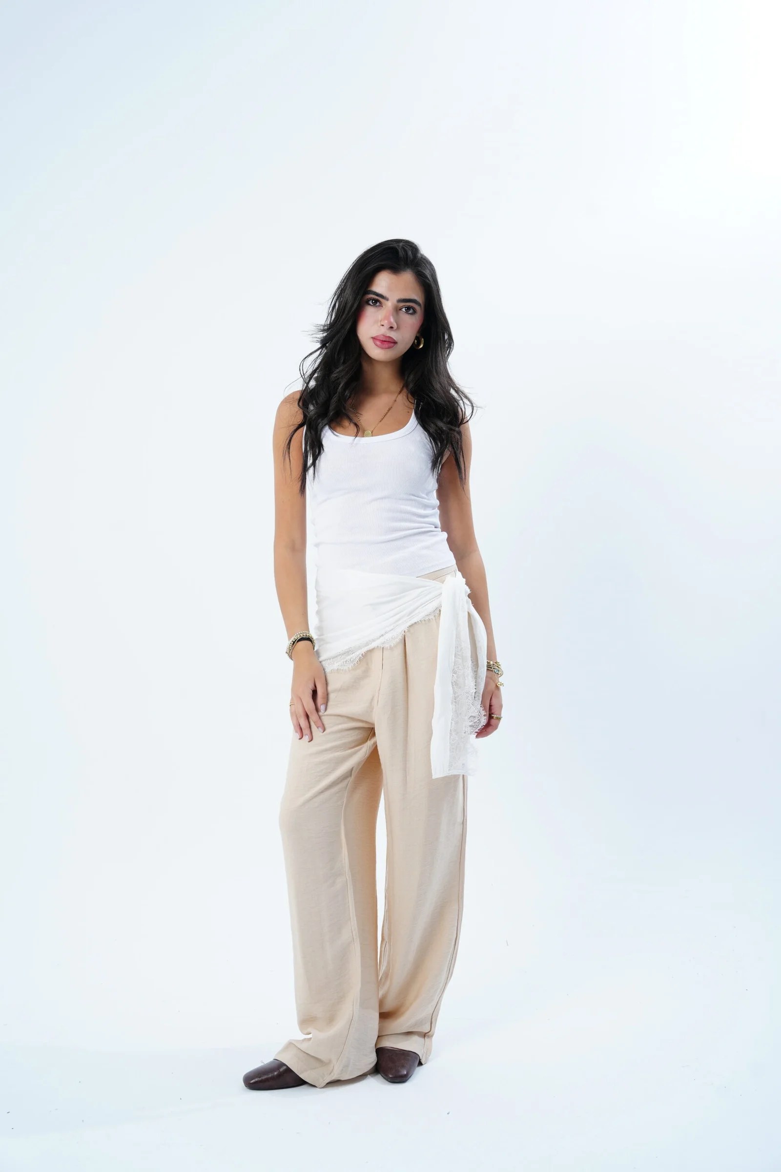 The Satin Scarf Pants — view 6