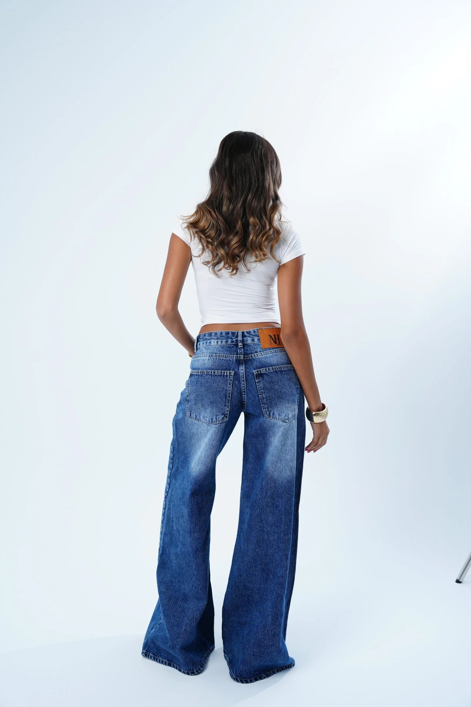 Low-rise Extra wide Denim — view 13