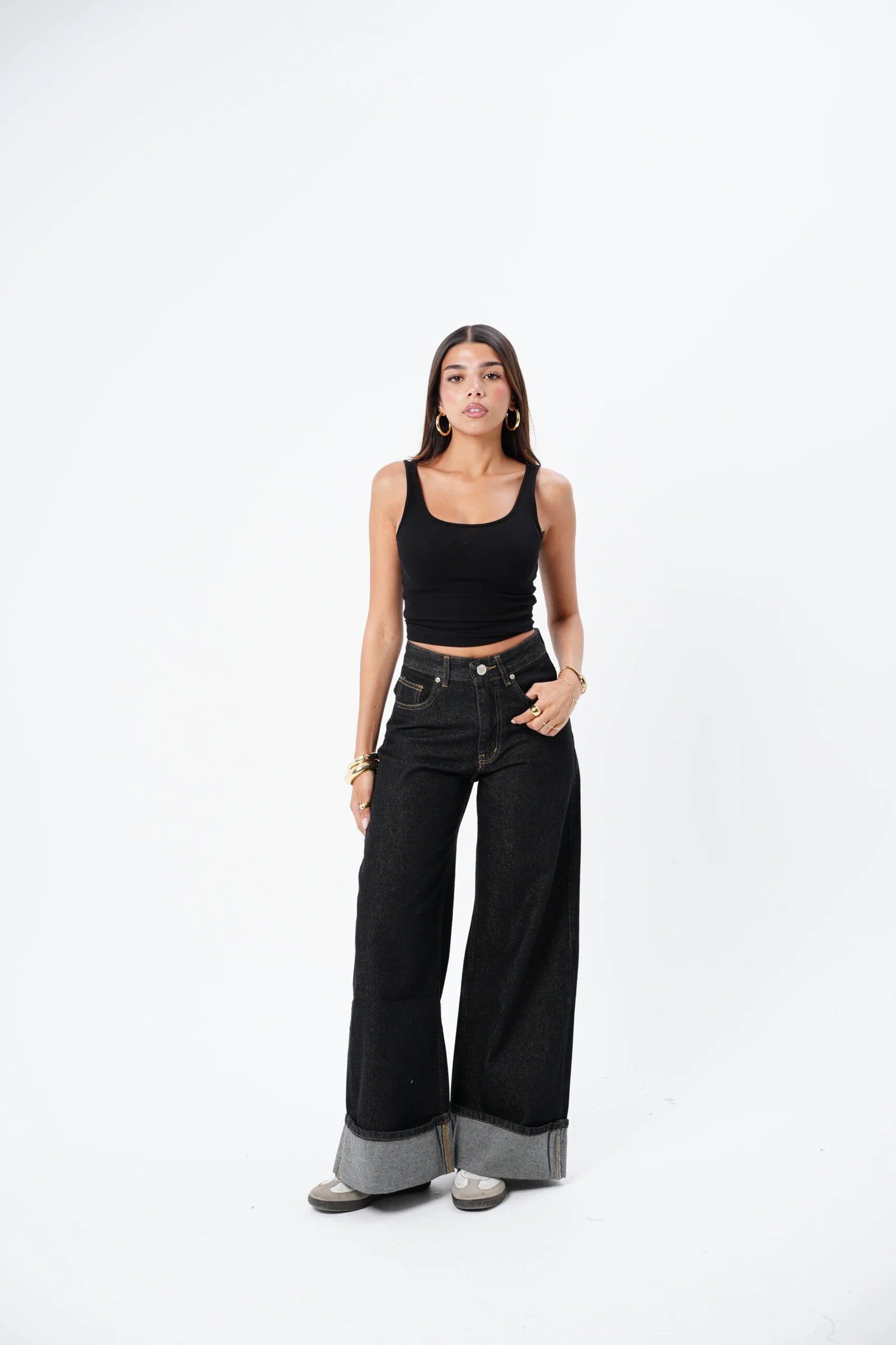 Bended Black raw denim — view 3