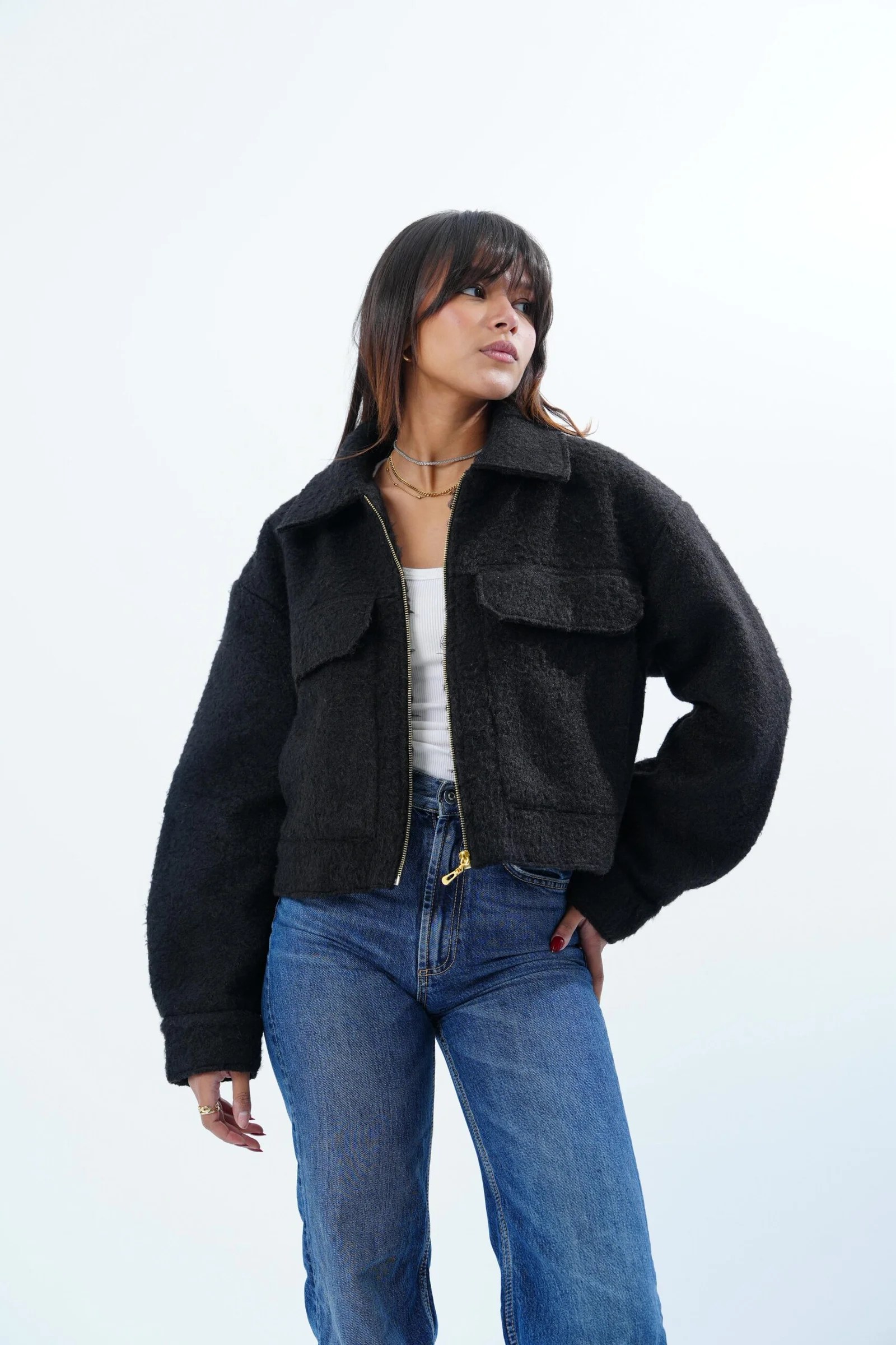 Curly Short Jacket — view 3