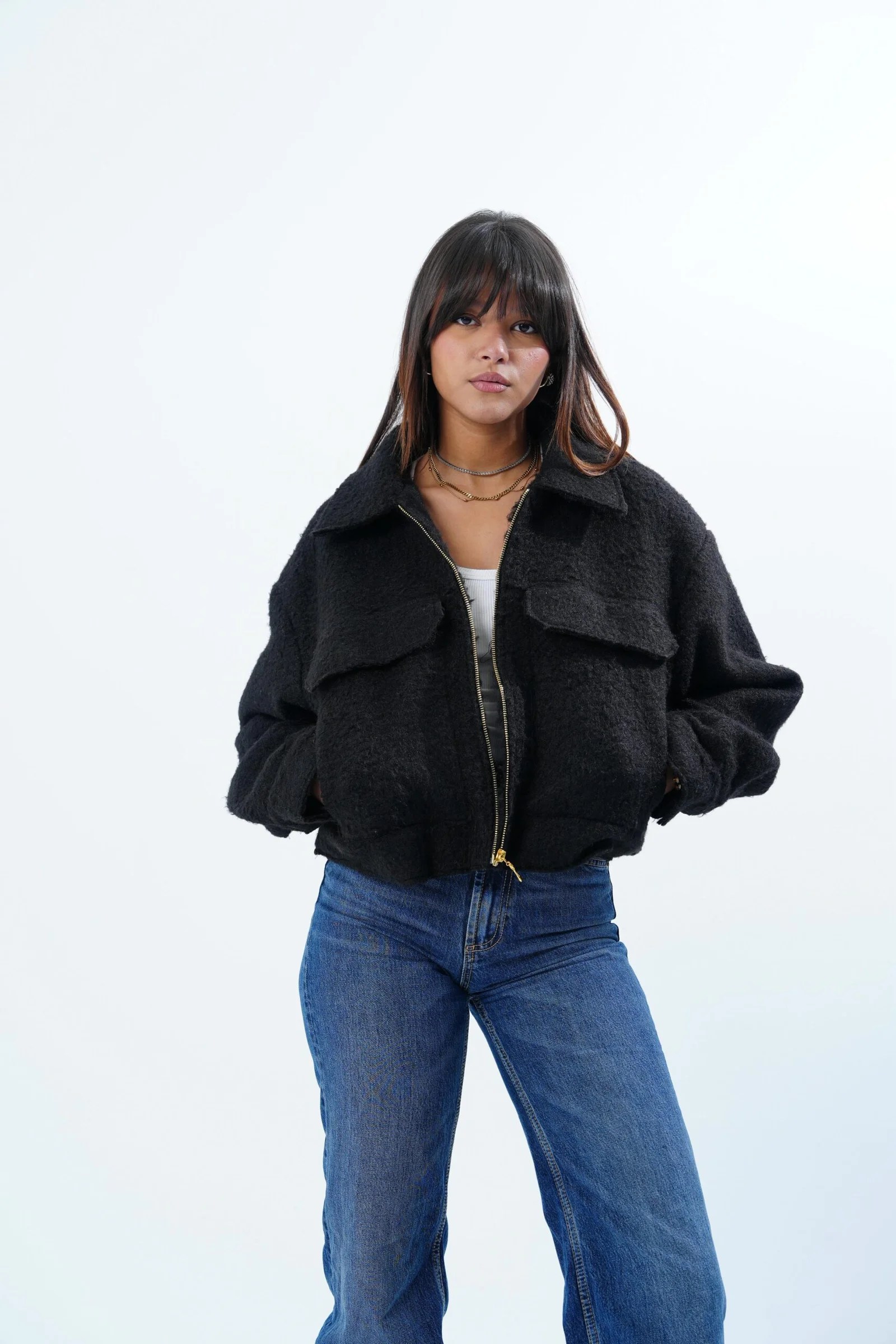 Curly Short Jacket — view 4