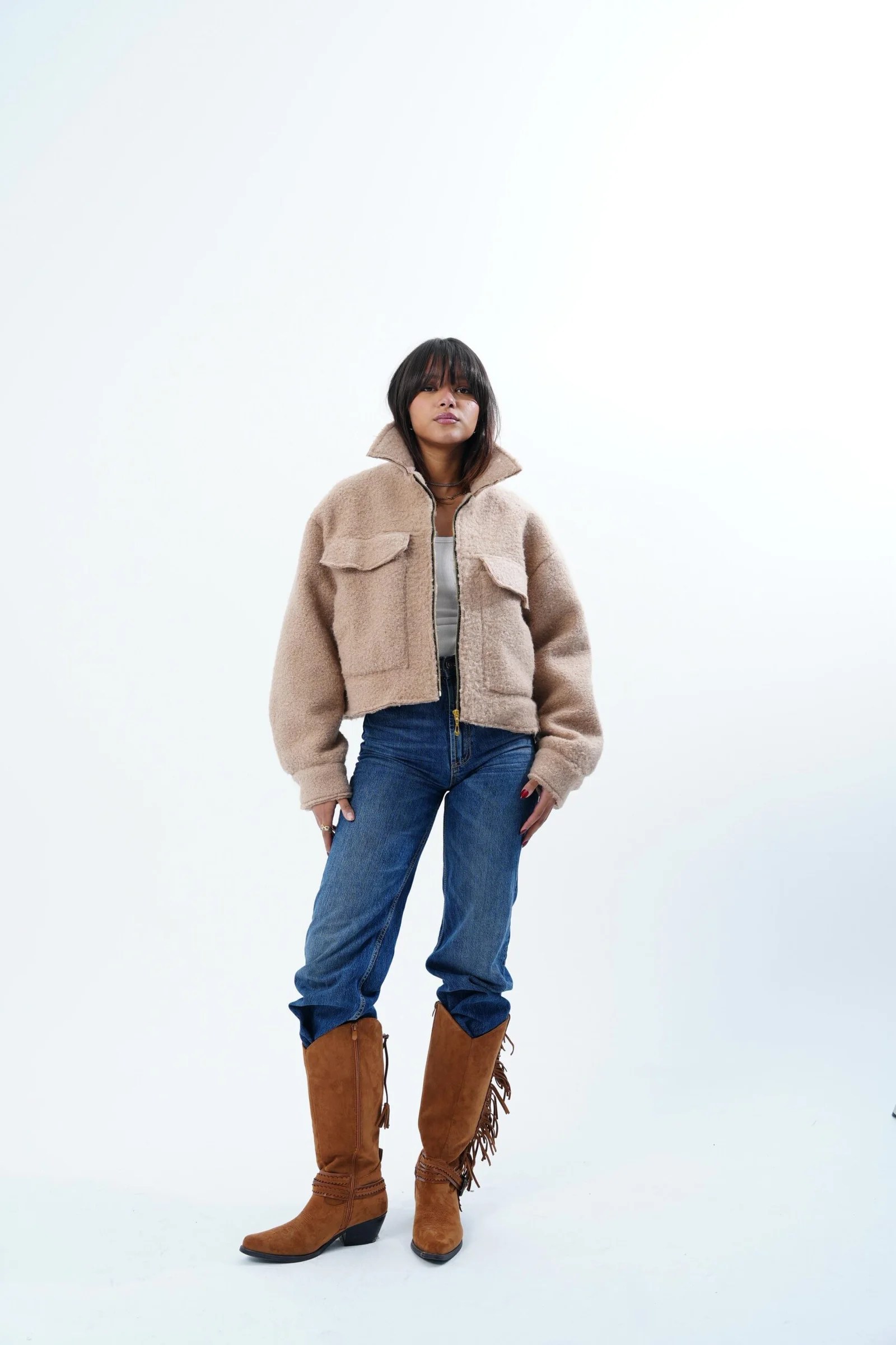 Curly Short Jacket — view 24
