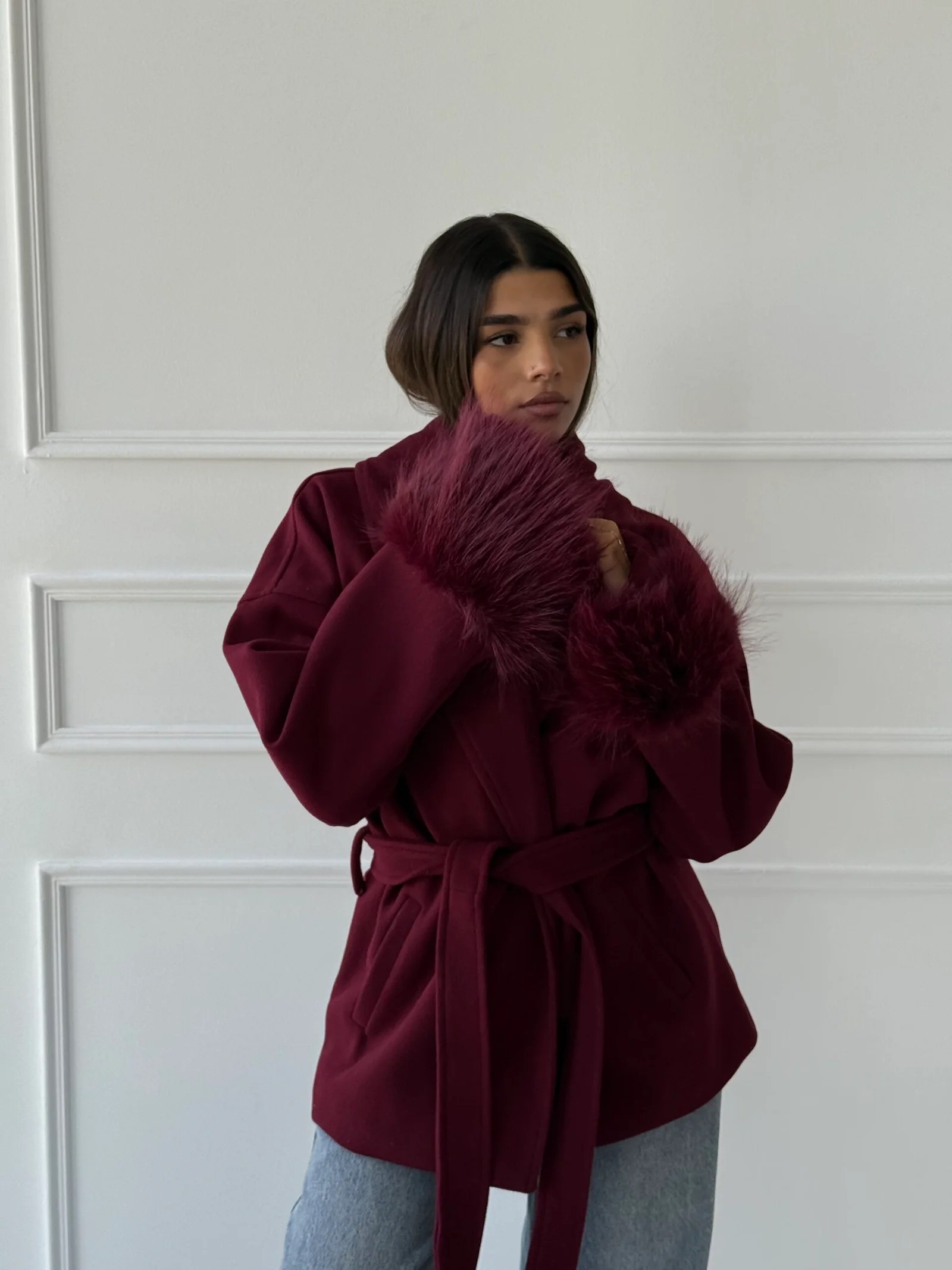 Fur Cuffs Coat — view 34