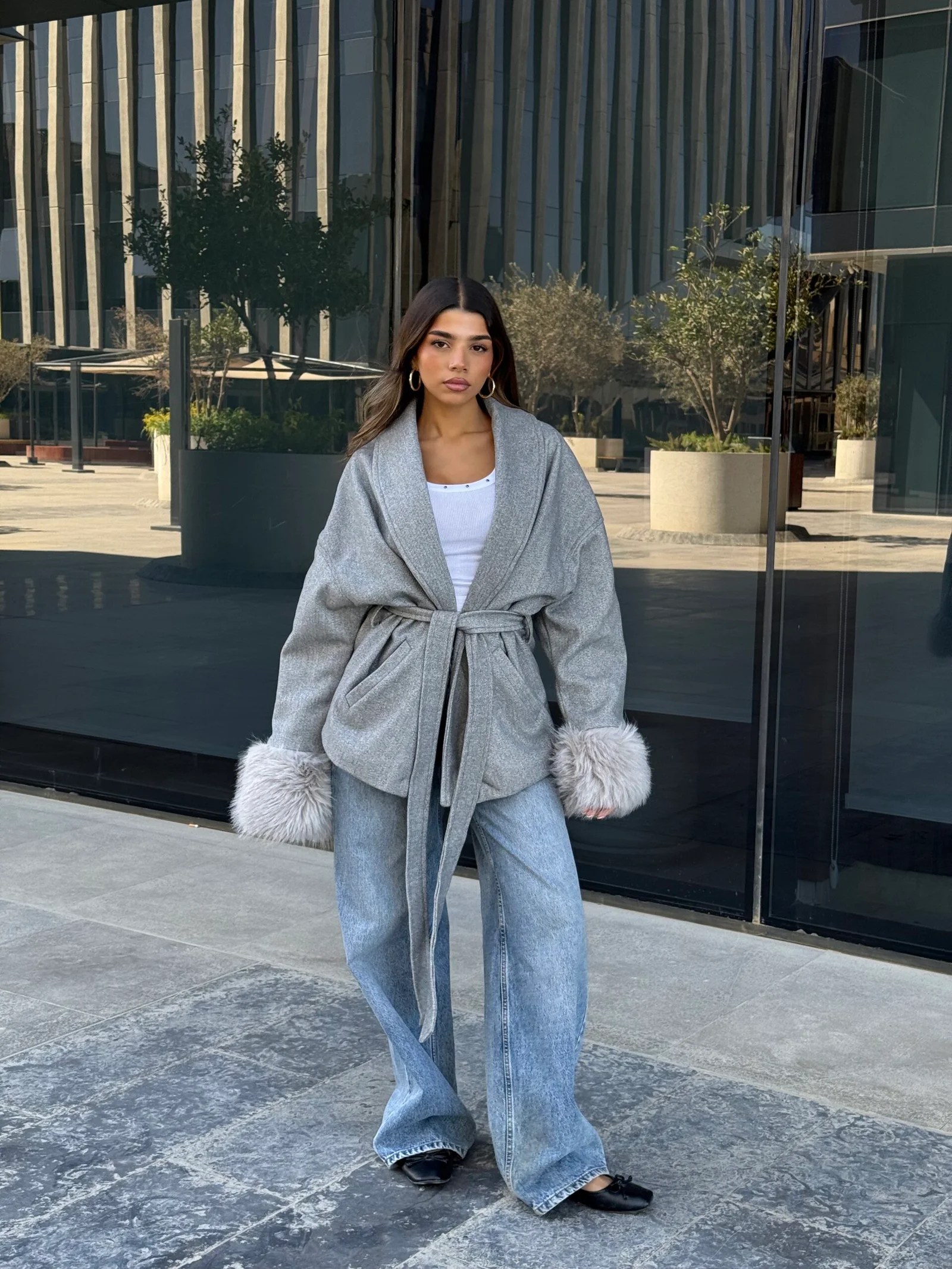 Fur Cuffs Coat — view 13