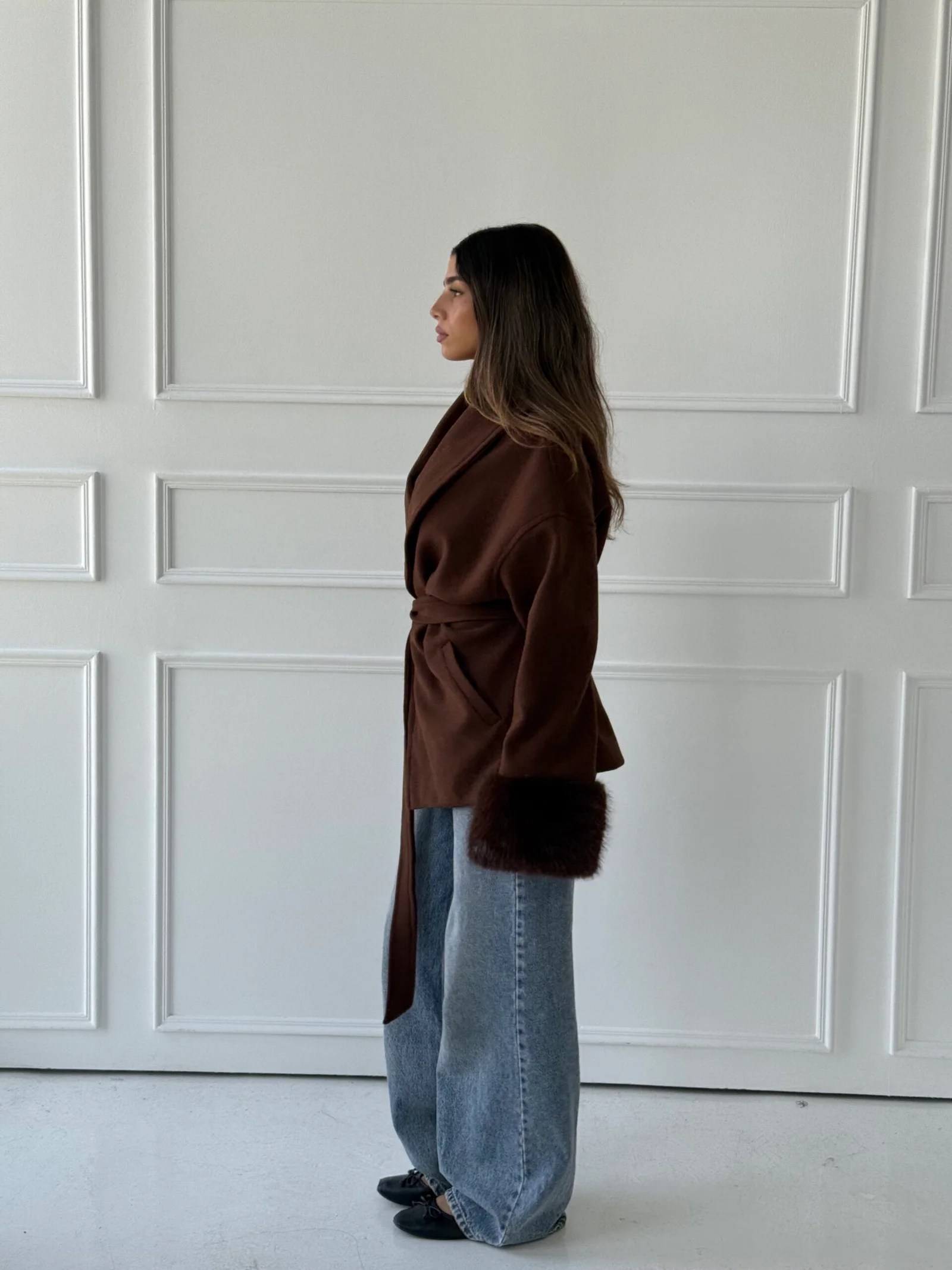 Fur Cuffs Coat — view 46
