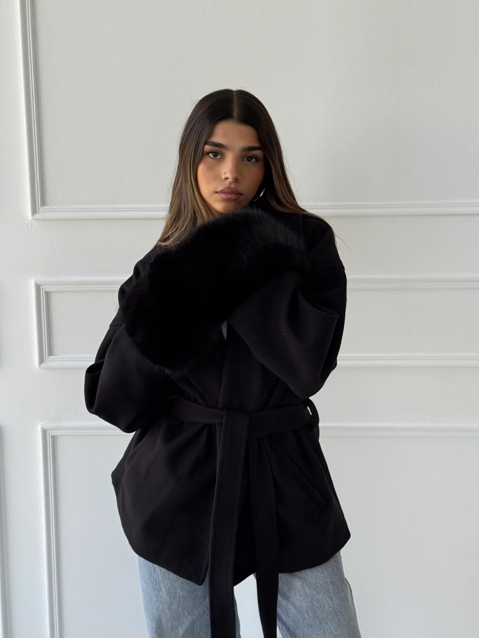 Fur Cuffs Coat — view 38