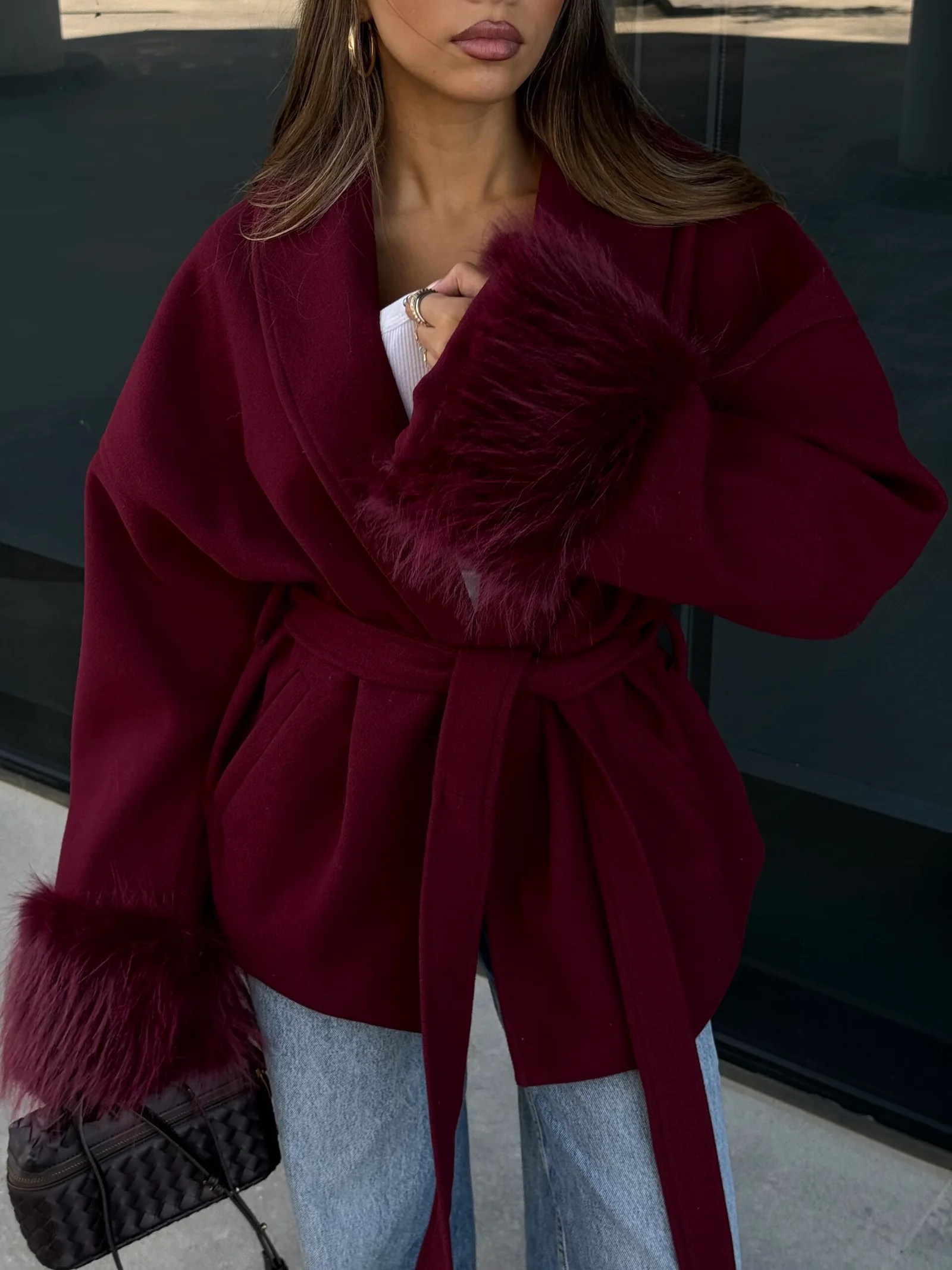 Fur Cuffs Coat — view 6