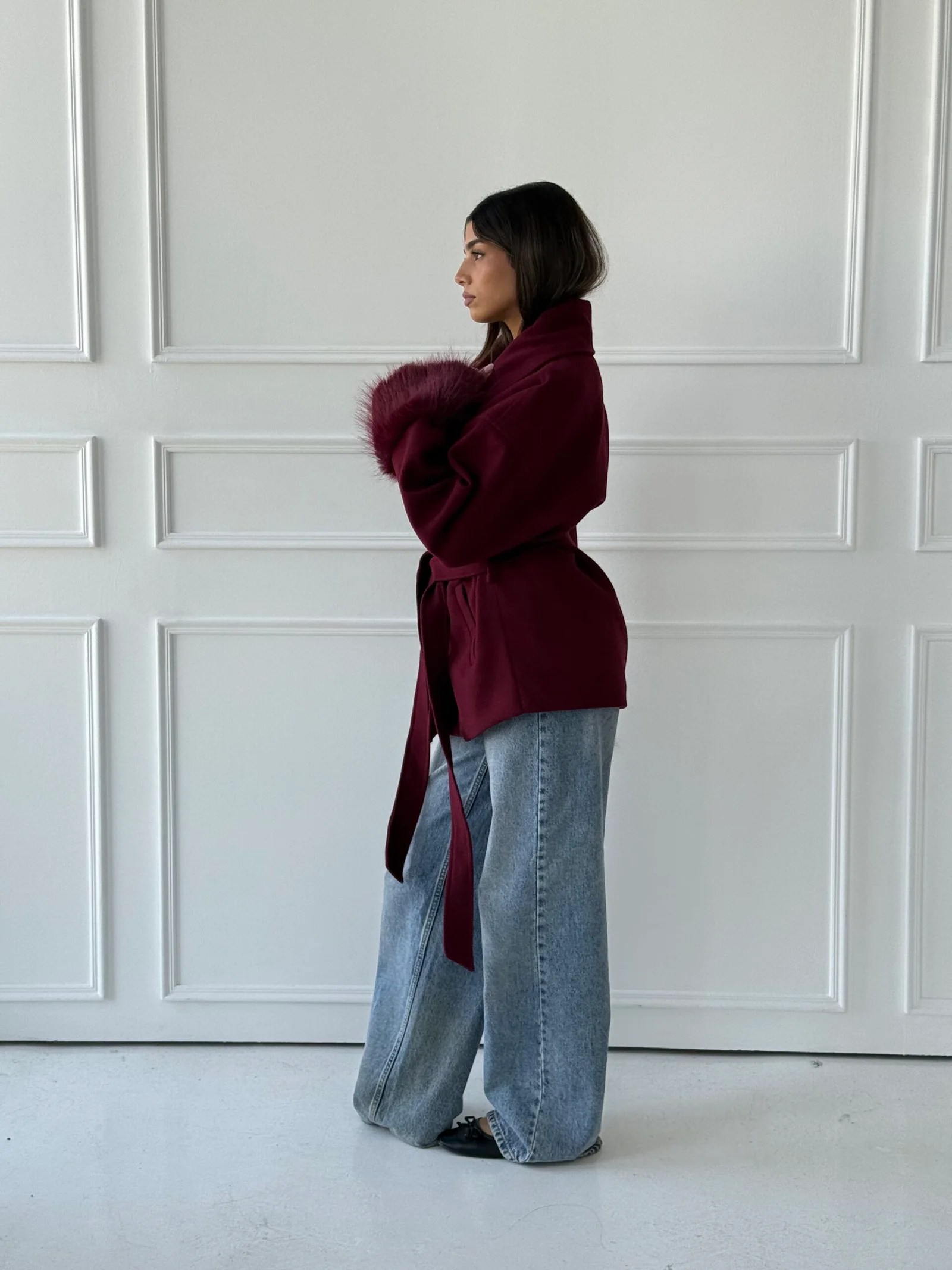 Fur Cuffs Coat — view 36