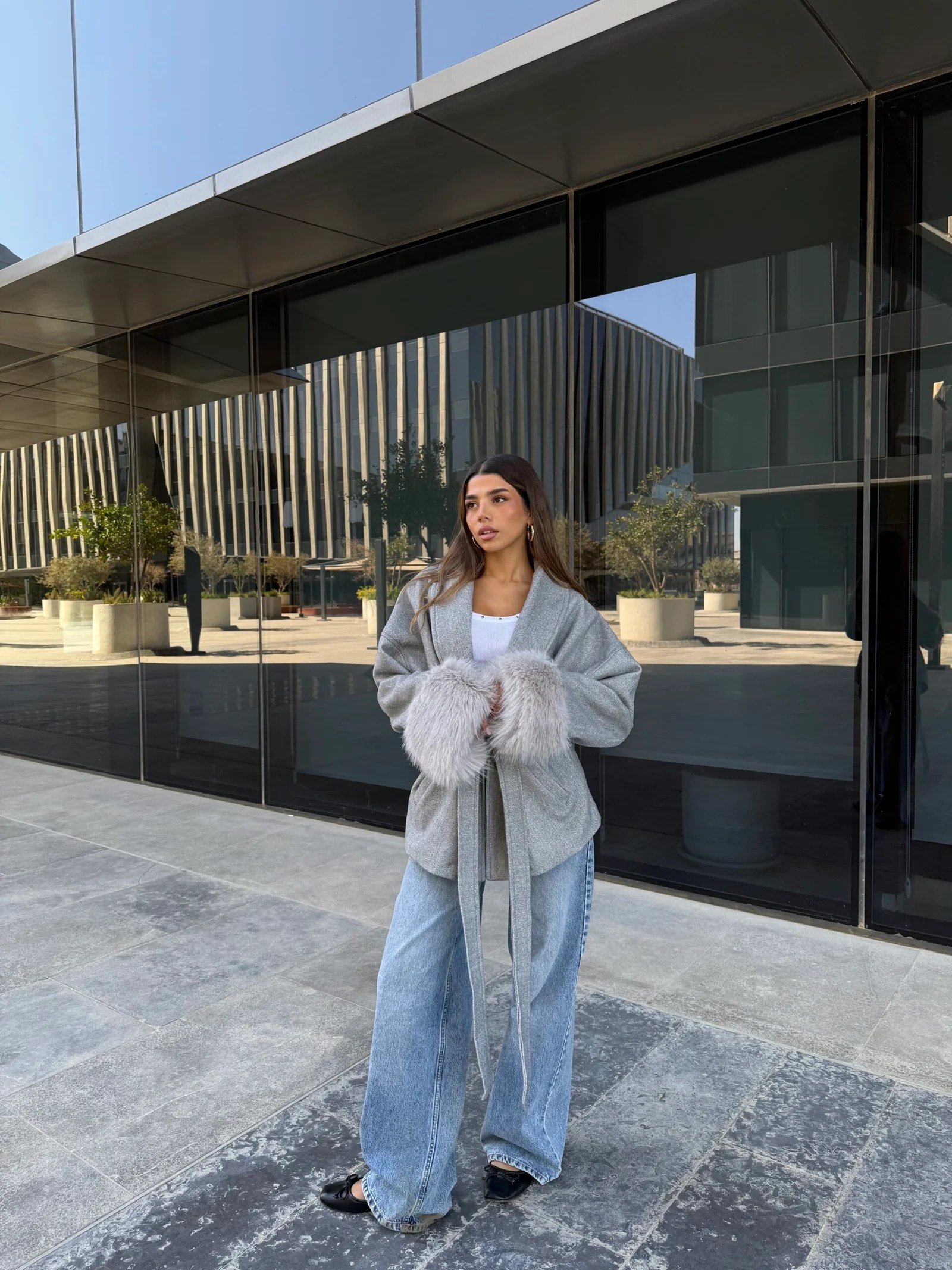 Fur Cuffs Coat — view 17