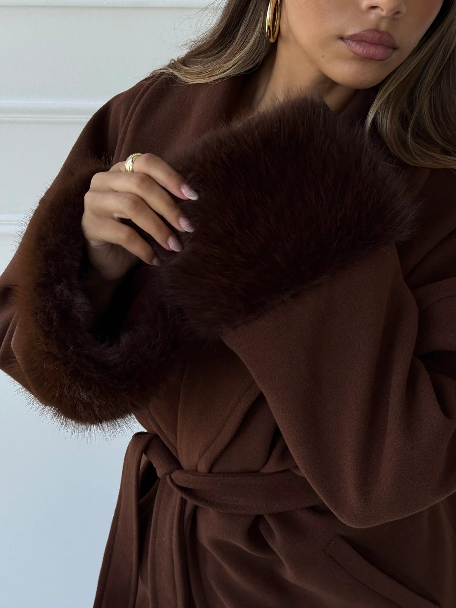Fur Cuffs Coat — view 42