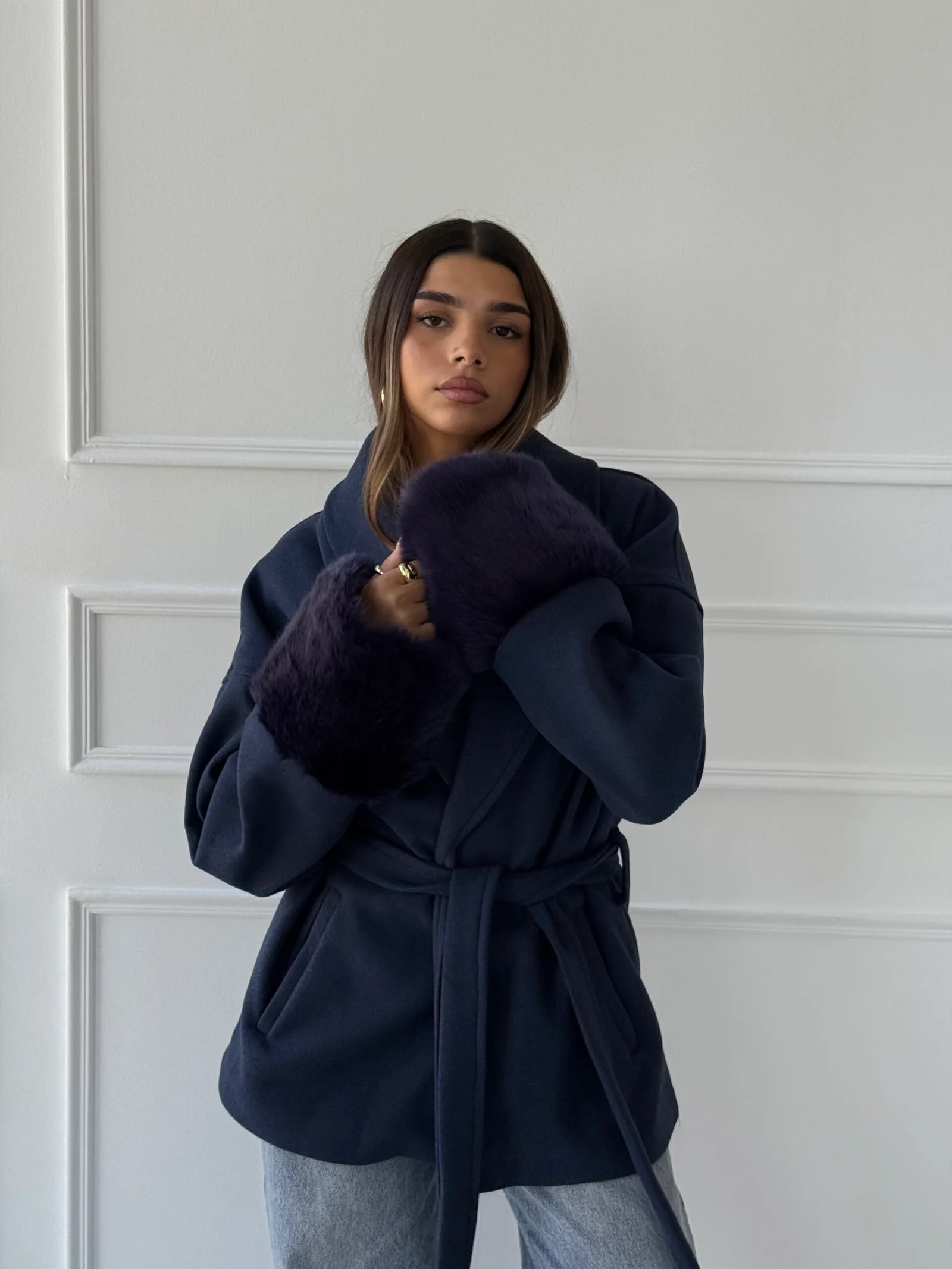 Fur Cuffs Coat — view 19