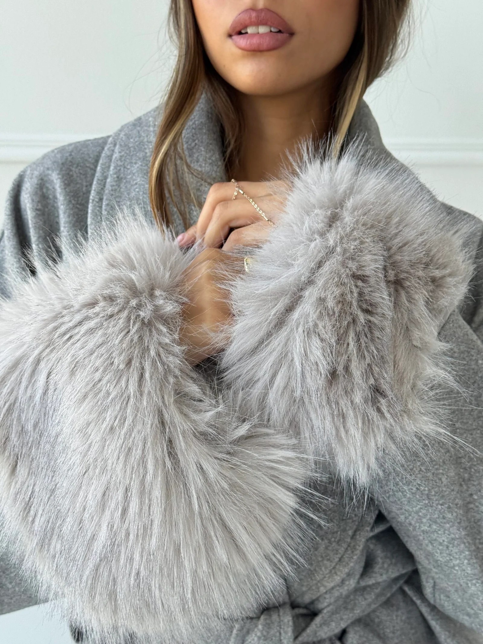 Fur Cuffs Coat — view 23