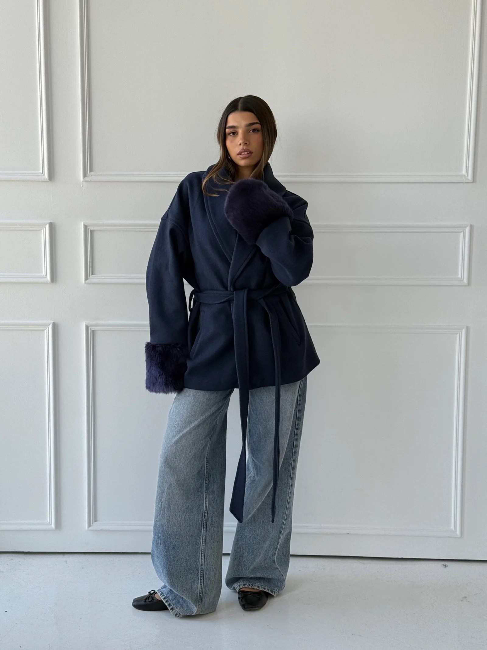 Fur Cuffs Coat — view 22
