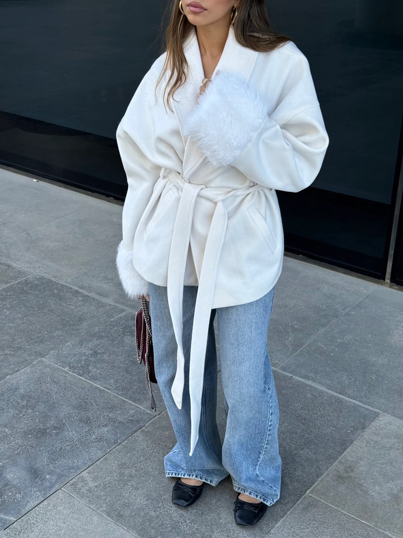 Fur Cuffs Coat — view 4