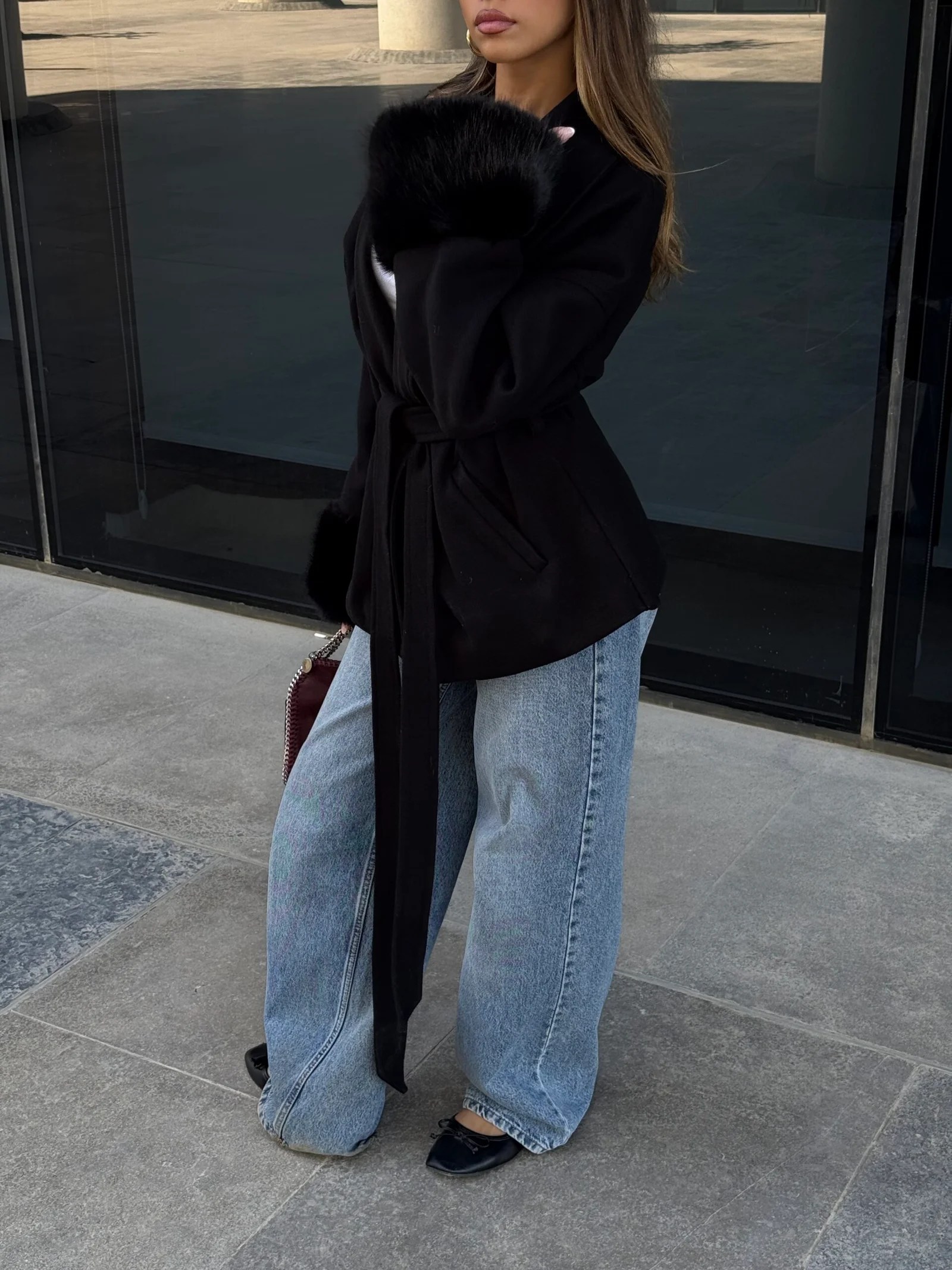 Fur Cuffs Coat — view 11
