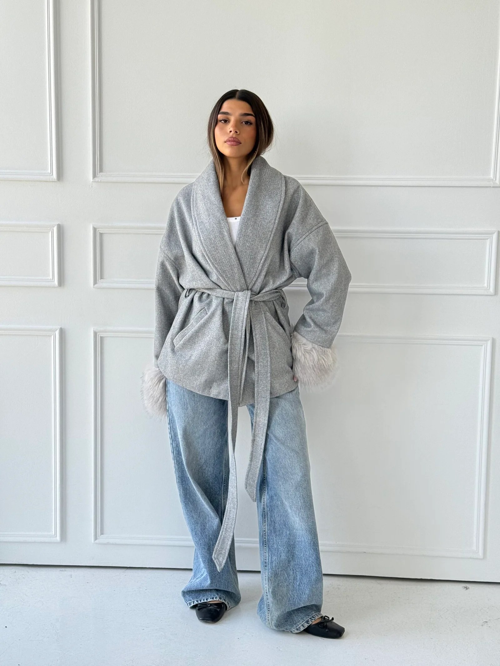 Fur Cuffs Coat — view 27