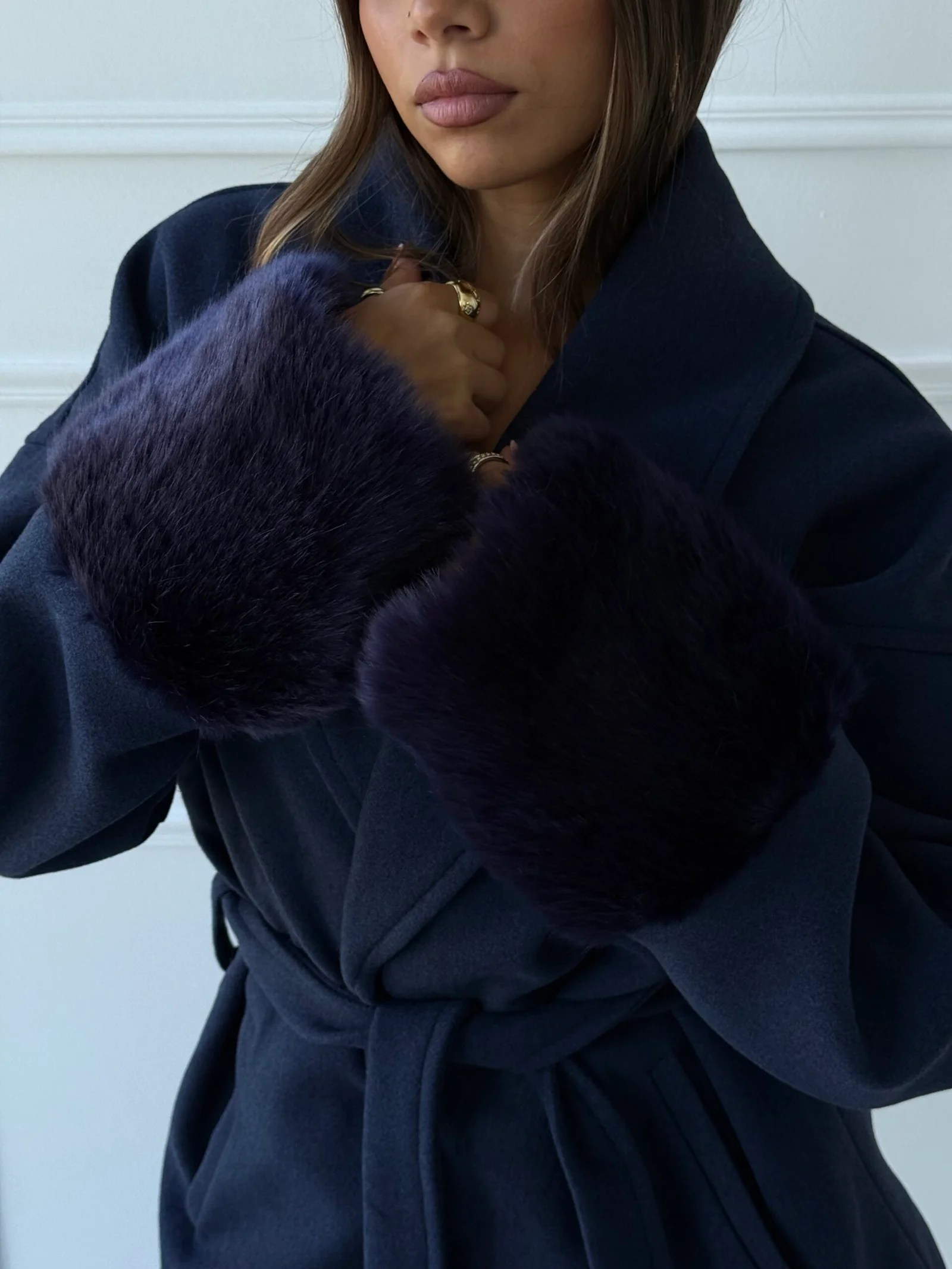 Fur Cuffs Coat — view 18