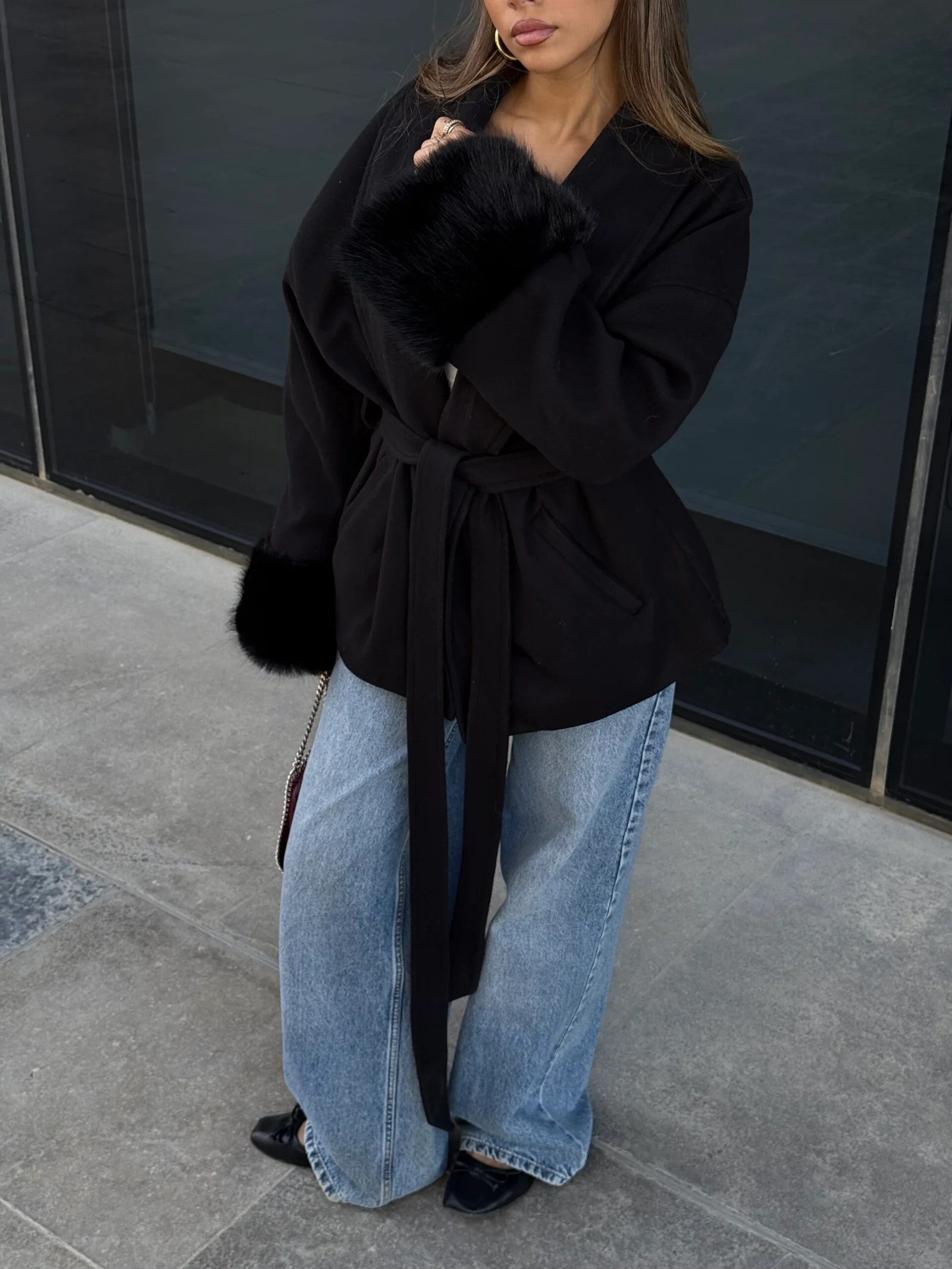 Fur Cuffs Coat — view 8