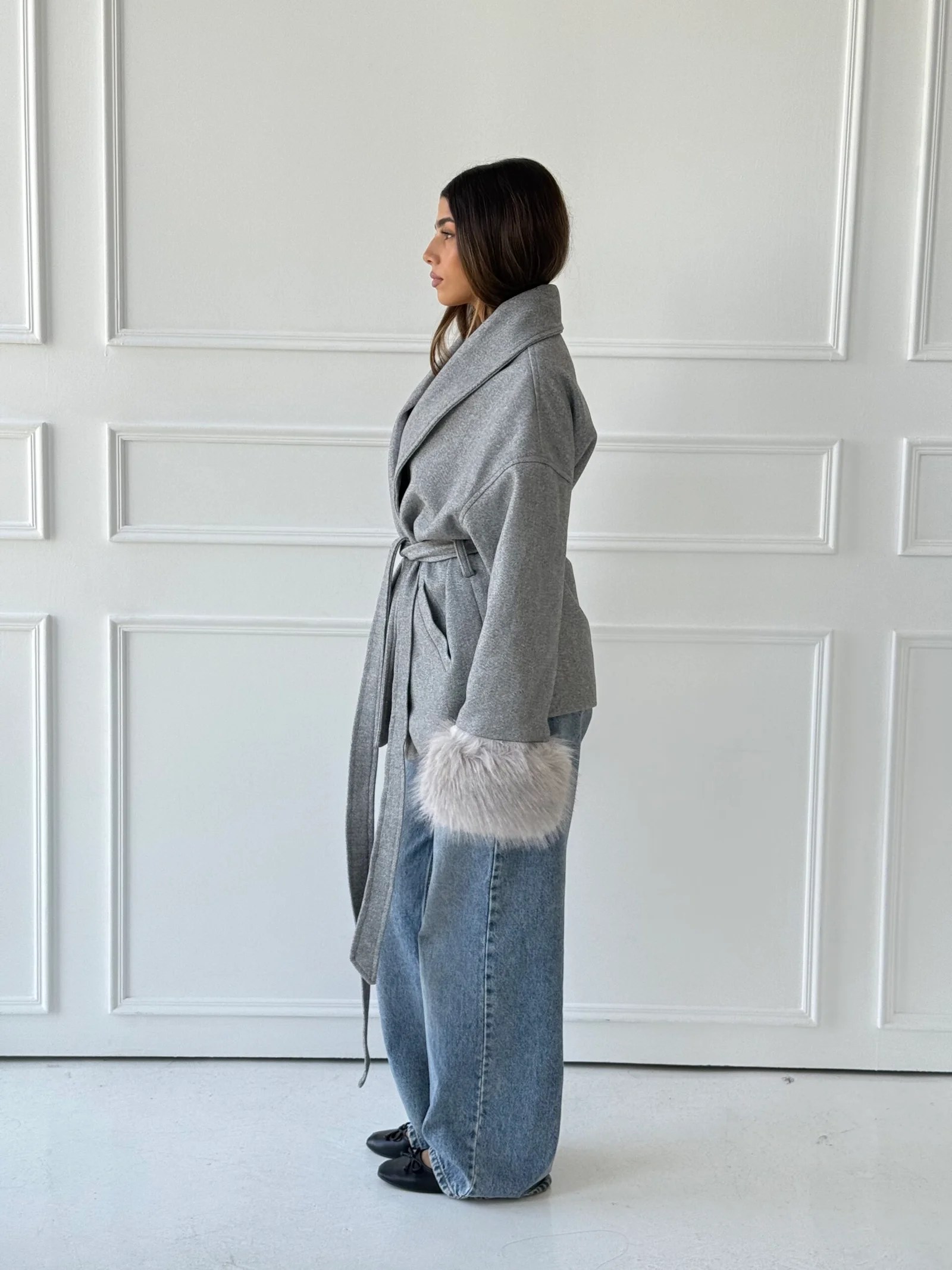 Fur Cuffs Coat — view 25
