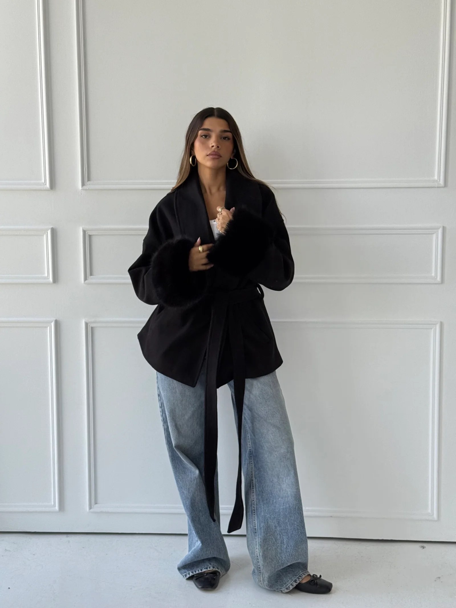 Fur Cuffs Coat — view 41