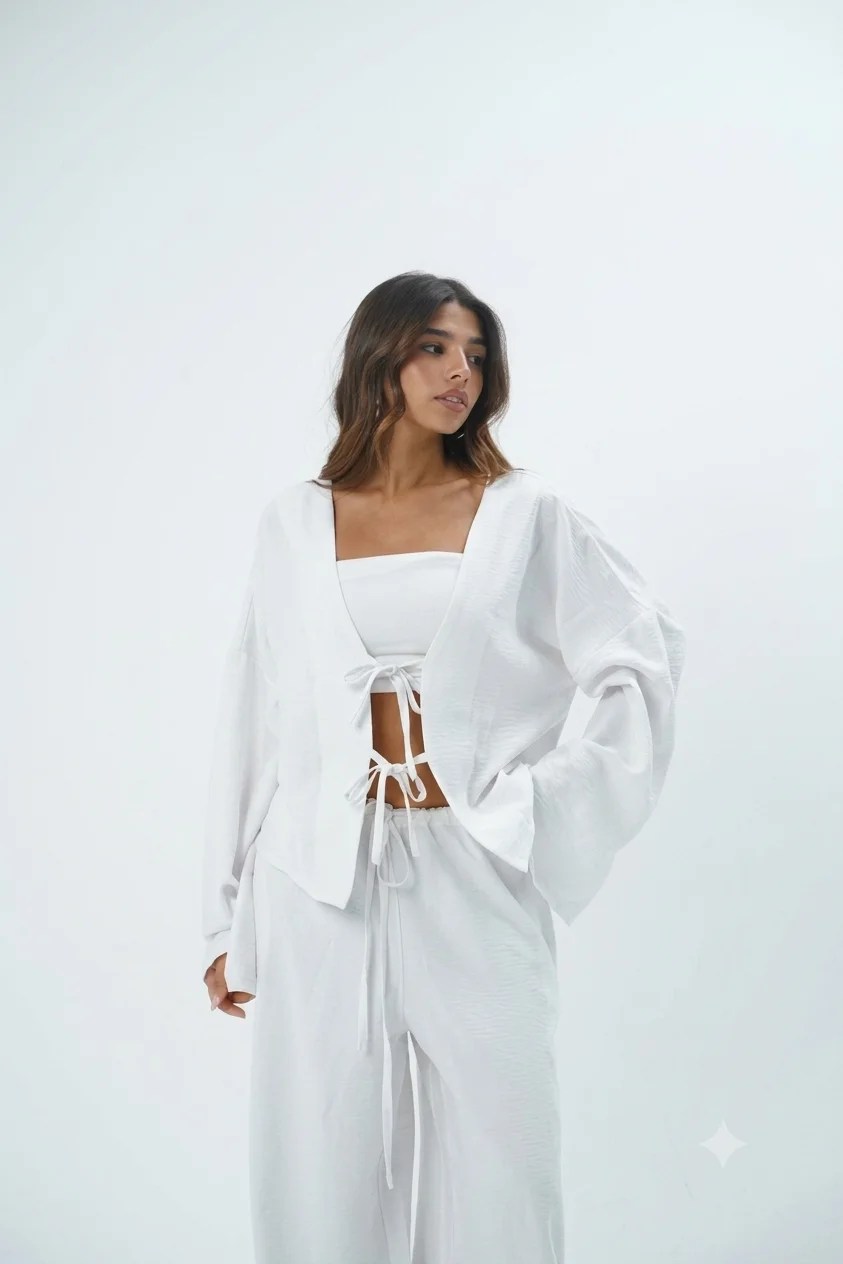 Tie Set (Kimono and Pants) — view 3