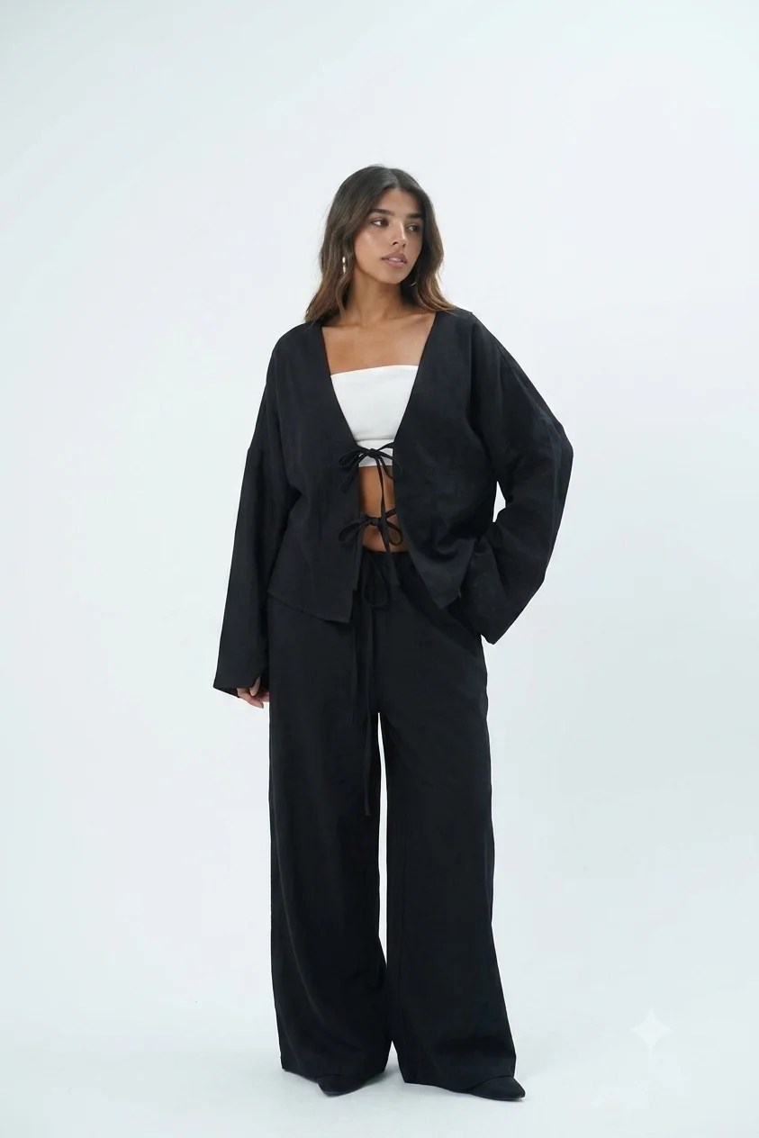 Tie Set (Kimono and Pants) — view 7