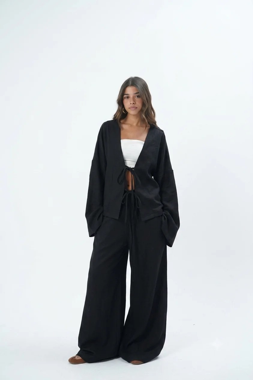 Tie Set (Kimono and Pants) — view 6
