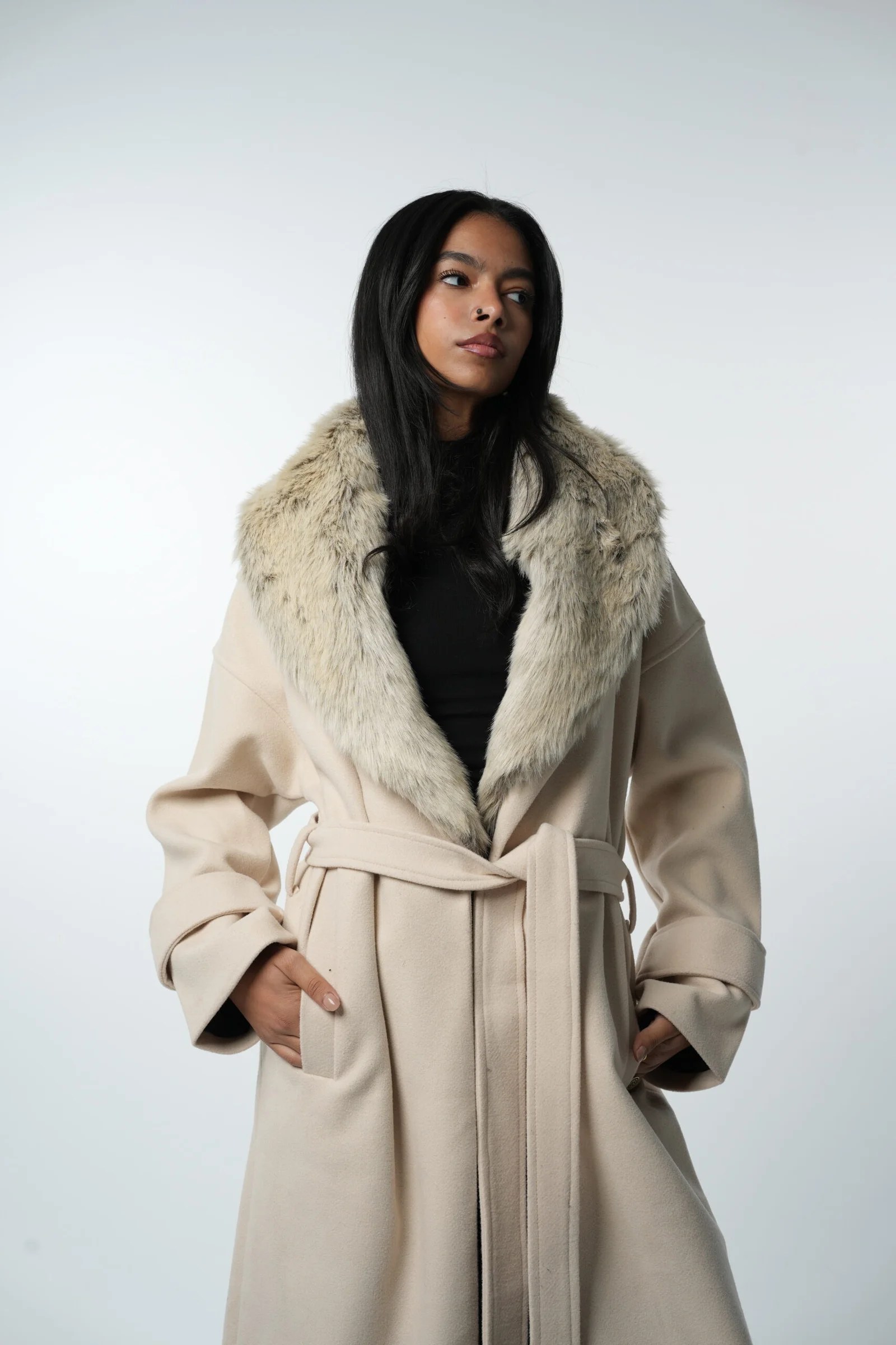 Detachable Fur coat — view 12