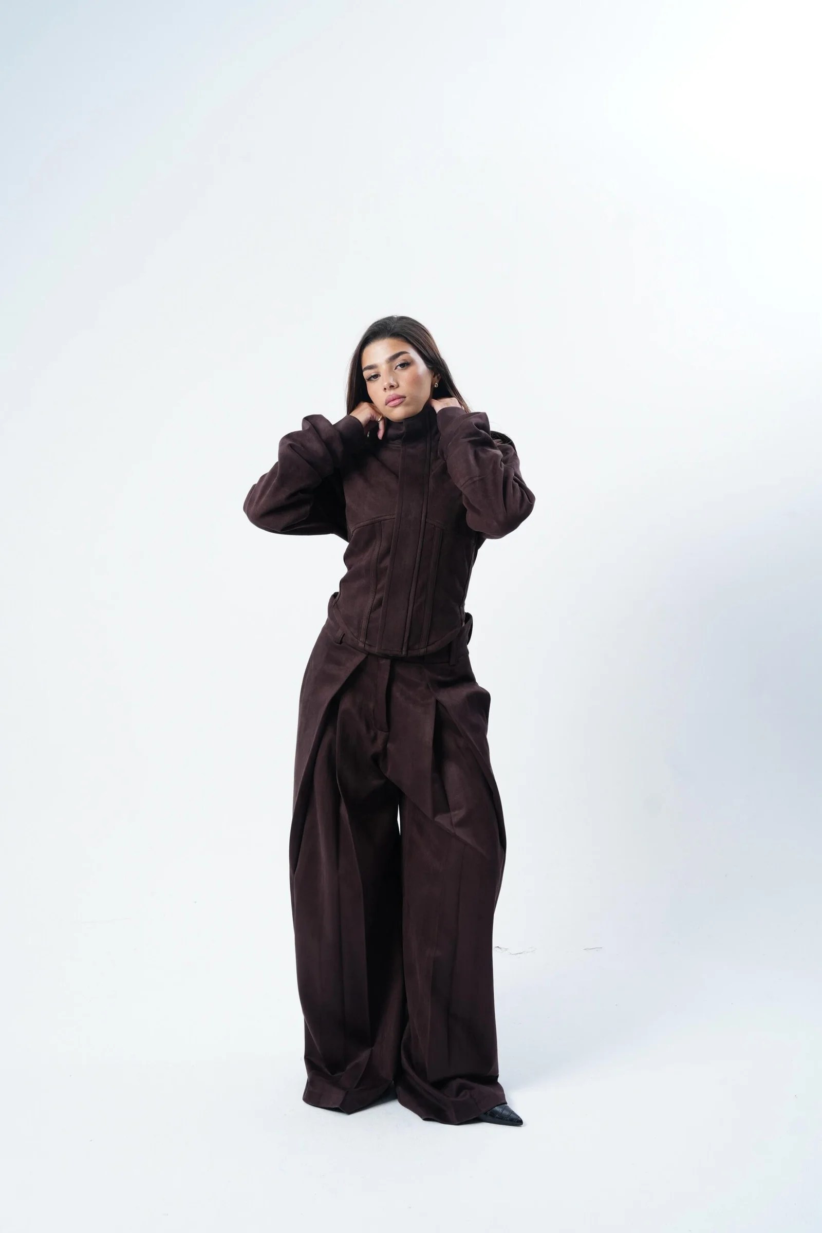 THE CORSET SUEDE JACKET — view 8