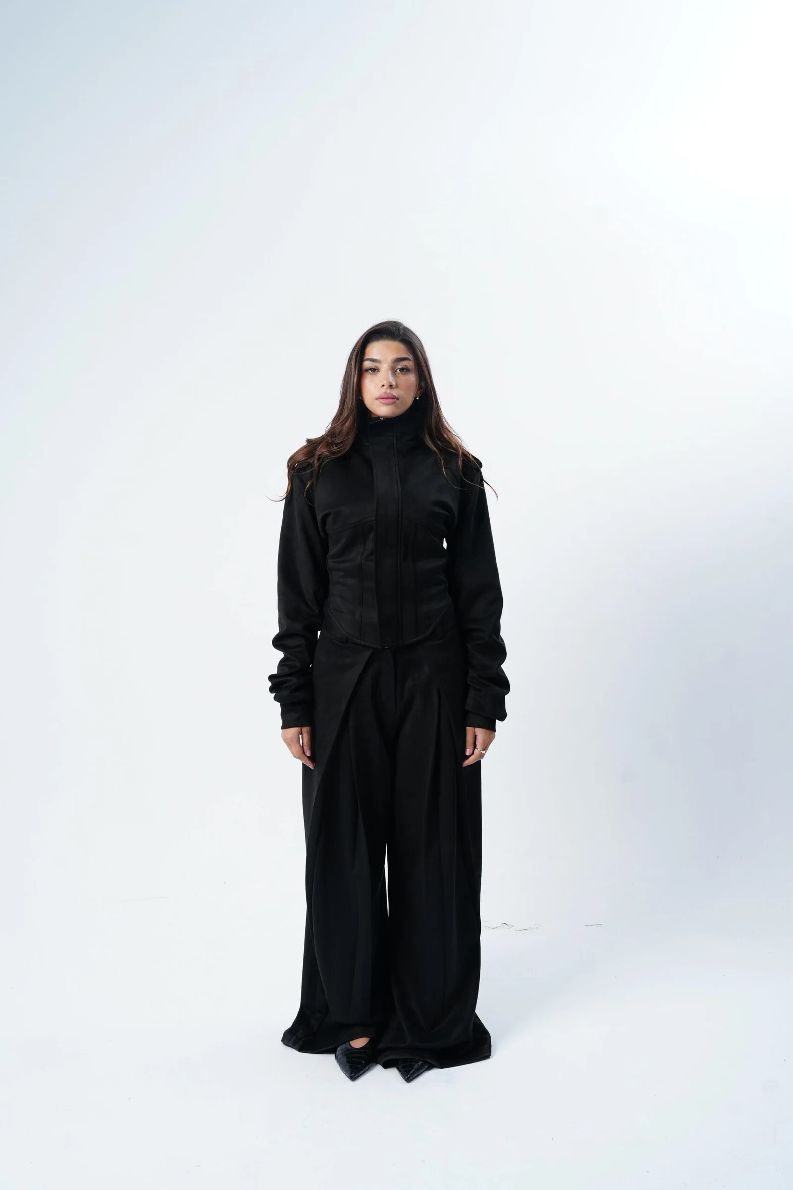 THE CORSET SUEDE JACKET — view 6