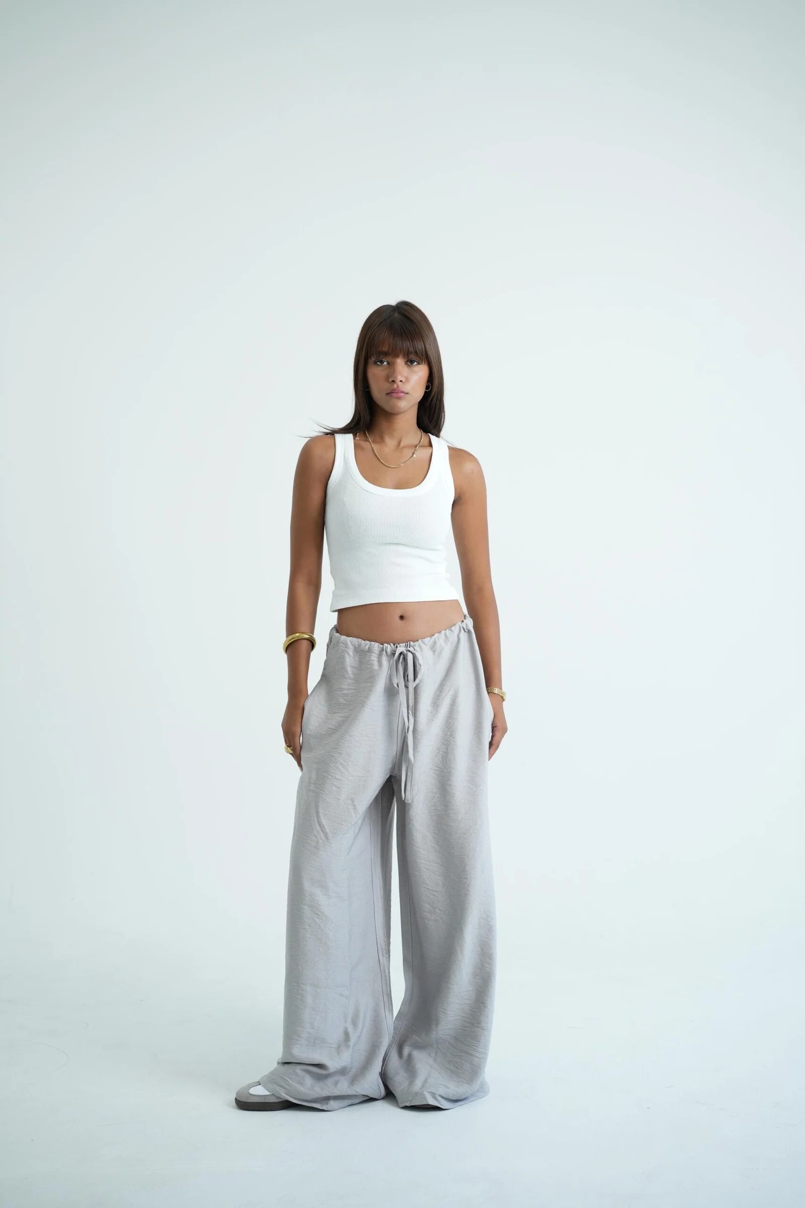Extra Wide leg linen pants